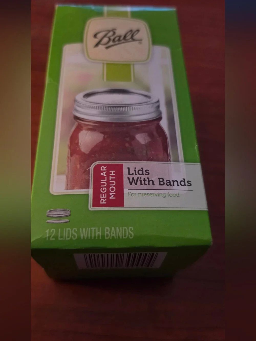 Ball Regular Mouth Canning Lids with Bands — Silver